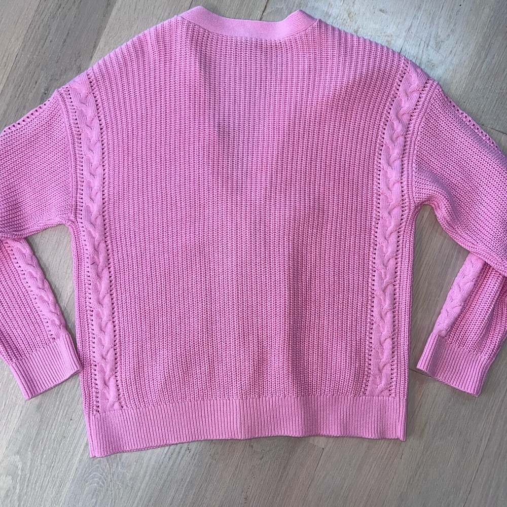 EUC Talbots XL Pink Cardigan - Picture 9 of 9